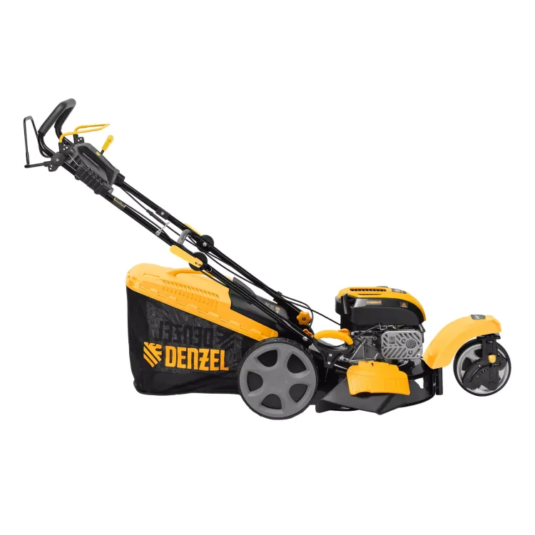 Бензиновая газонокосилка Denzel GLT-460SP-T, Trike 149 см3, 46 см, привод, панель, 60л (58810) купить в Тюмени