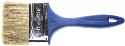 Кисть плоская STAYER &quot;UNIVERSAL-PROFI&quot;, светлая натуральная щетина, пластмассовая ручка, 100мм 01085-100_z01 купить в Тюмени