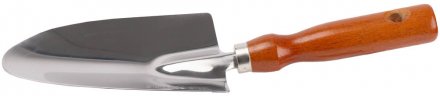 Совок GRINDA посадочный широкий из нержавеющей стали с деревянной ручкой, 290 мм 8-421111_z01 купить в Тюмени