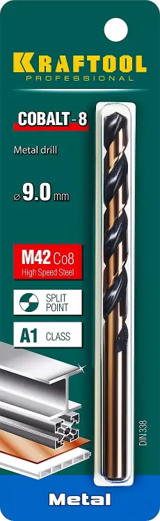 Сверла по металлу HSS-Co 29656-9 купить в Тюмени