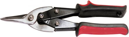 Ножницы по металлу, 250 мм, пряморежущие, для тонкого металла, обрезиненные  рукоятки MATRIX 78330 купить в Тюмени