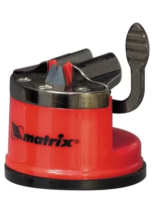 Приспособление для затачивания ножей любого типа, металлическая направляющая, крепление на присоске MATRIX 79104 купить в Тюмени