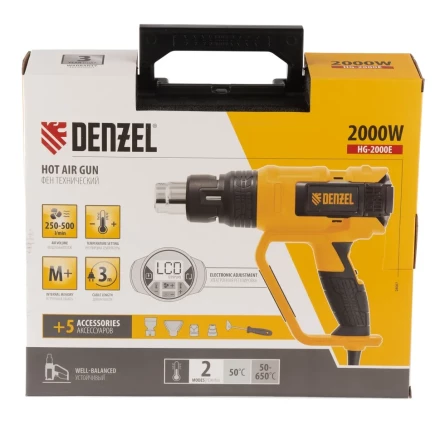 Фен строительный HG-2000E Denzel 28007 купить в Тюмени