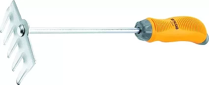 Грабли 5-зубые молибденовое покрытие 2-комп. рукоятка  PALISAD LUXE 61774 купить в Тюмени