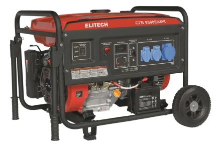 Генератор бензиновый ELITECH СГБ 9500ЕАМК купить в Тюмени