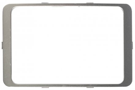 Вставка СВЕТОЗАР &quot;ГАММА&quot; декоративная, цвет светло-серый металлик, двойная SV-54176-SM купить в Тюмени