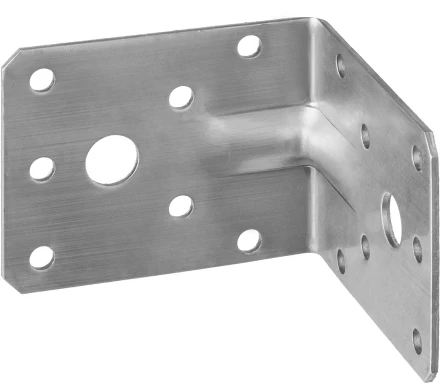 ЗУБР УНКУ-2.0, 55 x 70 x 70 x 2 мм, усиленный нержавеющий крепежный уголок, Профессионал (310516-55) купить в Тюмени