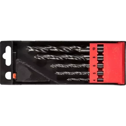 ЗУБР. Набор сверл спиральных по дереву с М-образной заточкой, сталь 65Г, 5шт: 4-5-6-8-10мм 29421-H5 купить в Тюмени