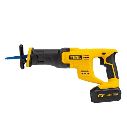 Пила сабельная аккумуляторная CRC-115, 18В Li-Ion Denzel 28465 купить в Тюмени