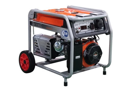 Генератор бензиновый TOR KM9500HA 7,0 кВт 220В с АВР, электростартером и колесами 1049609 купить в Тюмени