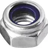 Гайка DIN 985 с нейлоновым кольцом, M8, 8 шт, кл. пр. 6, оцинкованная, ЗУБР 303586-08 купить в Тюмени