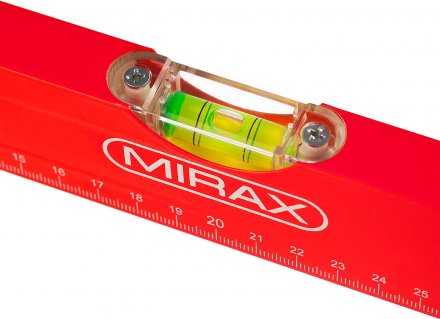 Уровень коробчатый MIRAX, 2 ампулы, крашеный, 800мм 34602-080_z02 купить в Тюмени