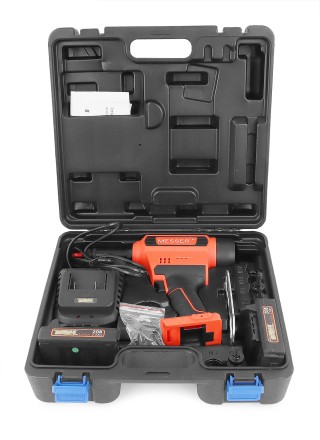 Аккумуляторный резьбовой заклепочник Messer M3000 с электронной системой настройки сжатия и счетчиком купить в Тюмени