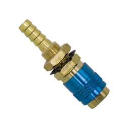 Быстросъемное соединение с резъбовой втулкой М NW5- штуцер 8 мм (Blue) FA3086
