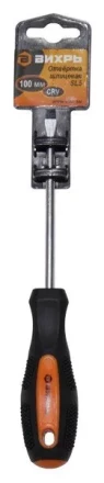 Отвёртка шлицевая SL5 100 мм Вихрь купить в Тюмени