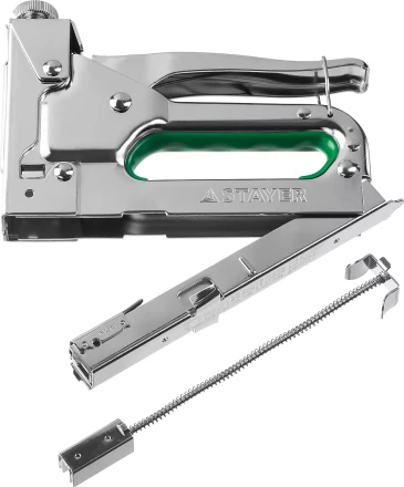 Степлер &quot;Max 140&quot; с регулировкой силы удара, металл корпус 4-в-1: тип 140 (6-14 мм) / 28 (9-11 мм) / 300 (10-14 мм) / 500 (14 мм), STAYER 31508_z02 купить в Тюмени