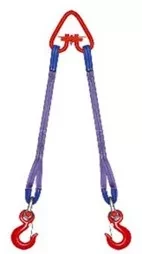 Строп текстильный двухветвевой 2СТ 4 т L=6.5 м РА 150 мм Звено РТ-3 купить в Тюмени