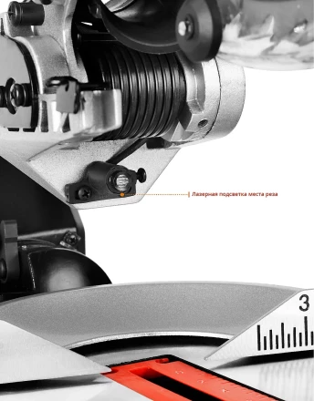 Пила торцовочная с ременной передачей ЗПТ-255-1800 ПЛР серия МАСТЕР купить в Тюмени