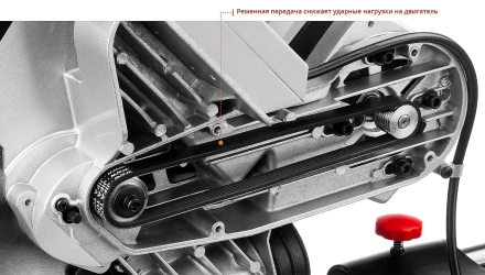 Пила торцовочная с ременной передачей ЗПТ-255-1800 ПЛР серия МАСТЕР купить в Тюмени