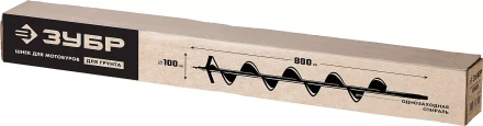 ЗУБР d 100 мм, грунт, шнек для мотобуров (7051-10) купить в Тюмени