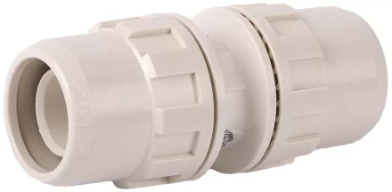 Соединитель ЗУБР &quot;ШиреФит&quot; &quot;штуцер с гайкой - штуцер с гайкой&quot;, 26мм 51490-26 купить в Тюмени