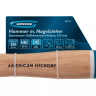 Молоток-гвоздодер GROSS 10413, 380 г, угол 75, магнит, обрезиненная рукоятка American Hickory купить в Тюмени