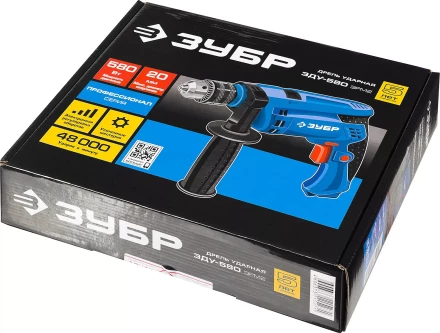 Дрель ударная ЗДУ-580 ЭРМ2 серия ПРОФЕССИОНАЛ купить в Тюмени