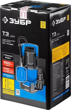 Насос дренажный НПГ-Т3-550 серия ПРОФЕССИОНАЛ купить в Тюмени