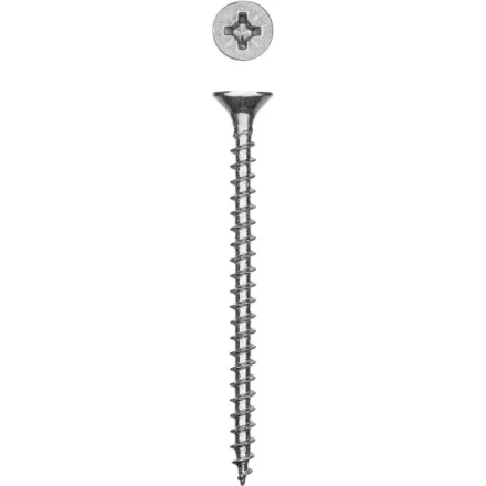 Саморезы СУ-Б универсальные, 40 x 3.5 мм, 8 000 шт, белый цинк, ЗУБР 300370-35-040 купить в Тюмени