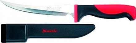 Нож рыбака &quot;FILLET KNIFE&quot; small 150 мм двухкомпонентная рукоятка пластиковые ножны MATRIX KITCHEN 79108 купить в Тюмени