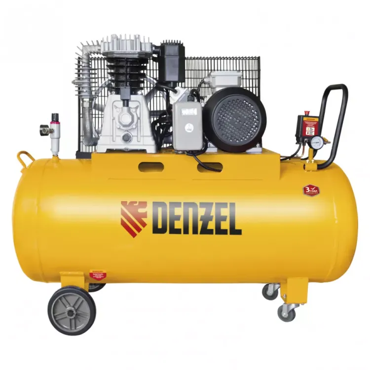 Компрессор масляный ременный Denzel DR4000/100 58092 купить в Тюмени