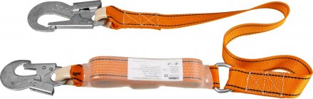 Строп СИБИН тип аА, материал - лента капроновая, с амортизатором, 2 карабина 11572 купить в Тюмени