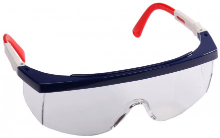 Очки STAYER защитные с регулируемыми по длине и углу наклона дужками, поликарбонатные прозрачные линзы 2-110481 купить в Тюмени