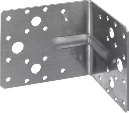 ЗУБР УНКУ-2.0, 90 x 100 x 100 x 2 мм, усиленный нержавеющий крепежный уголок, Профессионал (310516-90) купить в Тюмени