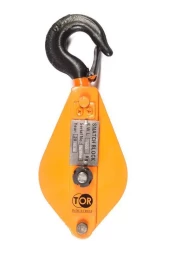 Блок монтажный однорольный с  крюком TOR HQG(L) K1-2,0 т с откидной щекой (K) 1048148