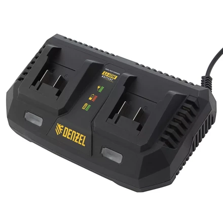 Устройство зарядное для аккумуляторов Denzel IBC-18-3.0-2, Li-Ion, 18В, 3.0 А, для двух батарей 28454 купить в Тюмени