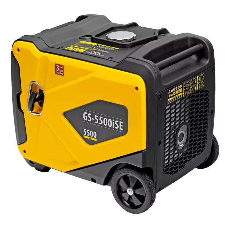 Генератор инверторный Denzel GS-5500iSE, 5,5 кВт, 230 В, закрытый корпус,электростартер купить в Тюмени