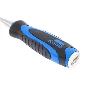 Долото-стамеска,плоская,16мм, двухкомпонентная рукоятка,металлический затыльник БАРС 24641 купить в Тюмени