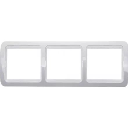 Панель СВЕТОЗАР &quot;ГАММА&quot; тройная горизонтальная, цвет белый SV-54148-W купить в Тюмени