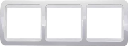 Панель СВЕТОЗАР &quot;ГАММА&quot; тройная горизонтальная, цвет белый SV-54148-W купить в Тюмени