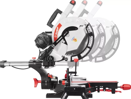 Пила торцовочная с ременной передачей ЗПТ-305-1800 ПЛР серия МАСТЕР купить в Тюмени