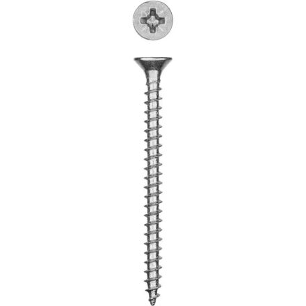 Саморезы СУ-Б универсальные, 40 x 4.5 мм, 3 500 шт, белый цинк, ЗУБР 300370-45-040 купить в Тюмени