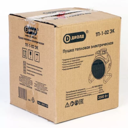 Тепловая пушка электрическая Диолд ТП-1-02 ЭК купить в Тюмени