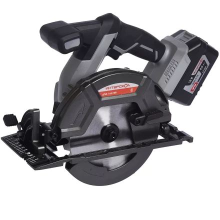 Профессиональная дисковая пила с бесщеточным (вентильным) двигателем ИНТЕРСКОЛ ДПА-165/18В аккумуляторная Li-ion АПИ (кейс, без аккум. и ЗУ) купить в Тюмени