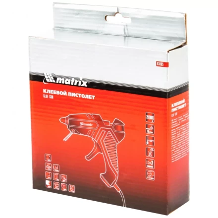 Клеевой пистолет 11 мм 100 Вт 10 г/мин Matrix 93005 купить в Тюмени