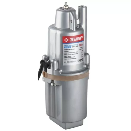 Насос ЗУБР Родничок вибрационный погружной для чистой воды, 1400л/ч, 300Вт ЗНВП-300 купить в Тюмени