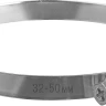 ЗУБР Х-9Н, 32 - 50 мм, накатная лента 9 мм, цинк, 50 шт, червячный хомут (37807-50) купить в Тюмени