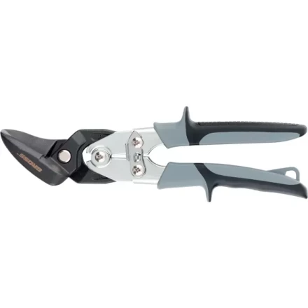 Ножницы по металлу&quot;PIRANHA&quot;усиленные,255 мм,прямой и левый рез,сталь-СrMo,двухкомп.рукоятки GROSS 78349 купить в Тюмени