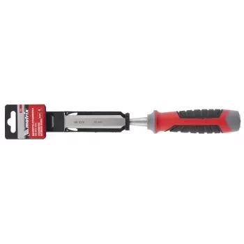 Долото-стамеска 18 мм 60 CrV трехкомпонентная обрезиненная рукоятка MATRIX 24753 купить в Тюмени