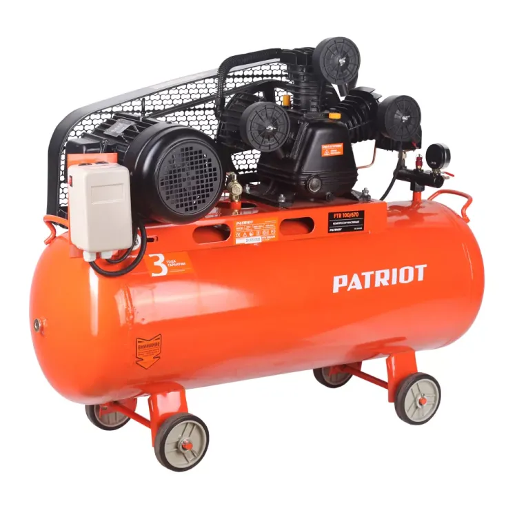 Компрессор масляный поршневой ременной PATRIOT PTR100/670 купить в Тюмени
